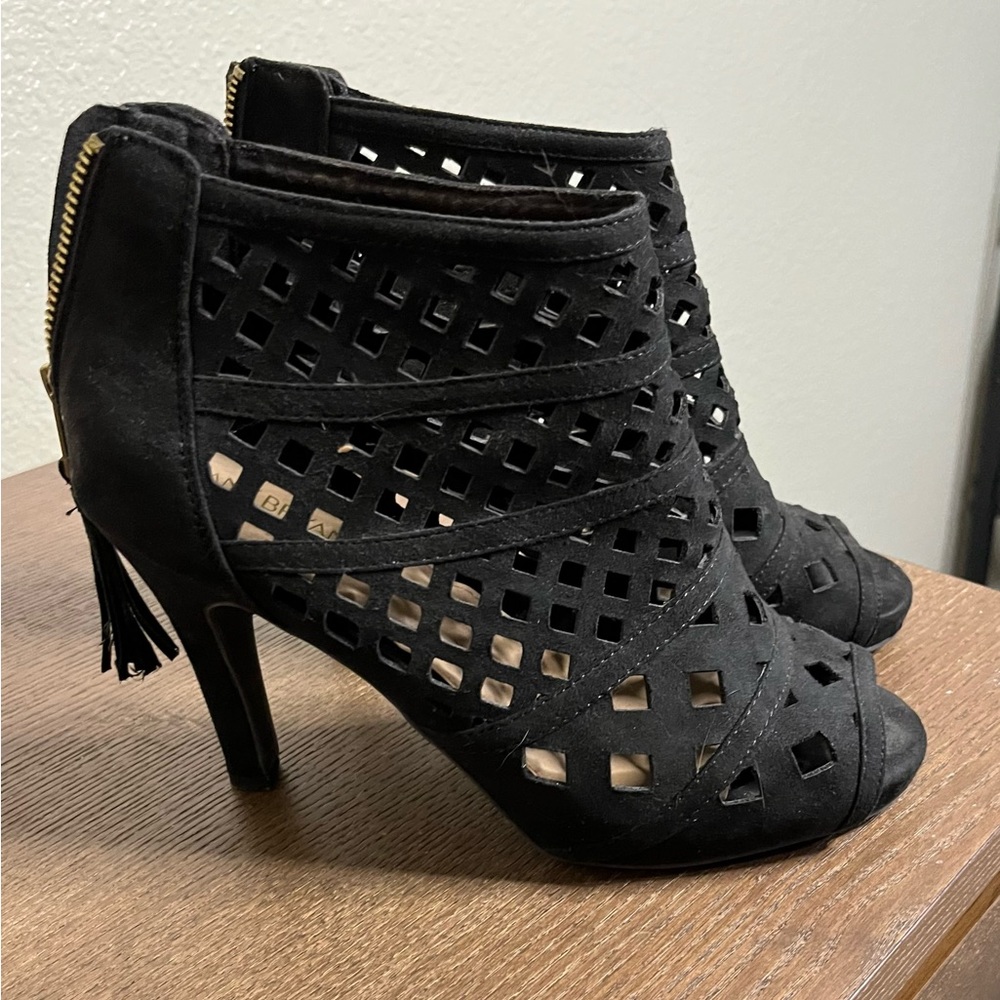 Lane Bryant open toe booties
